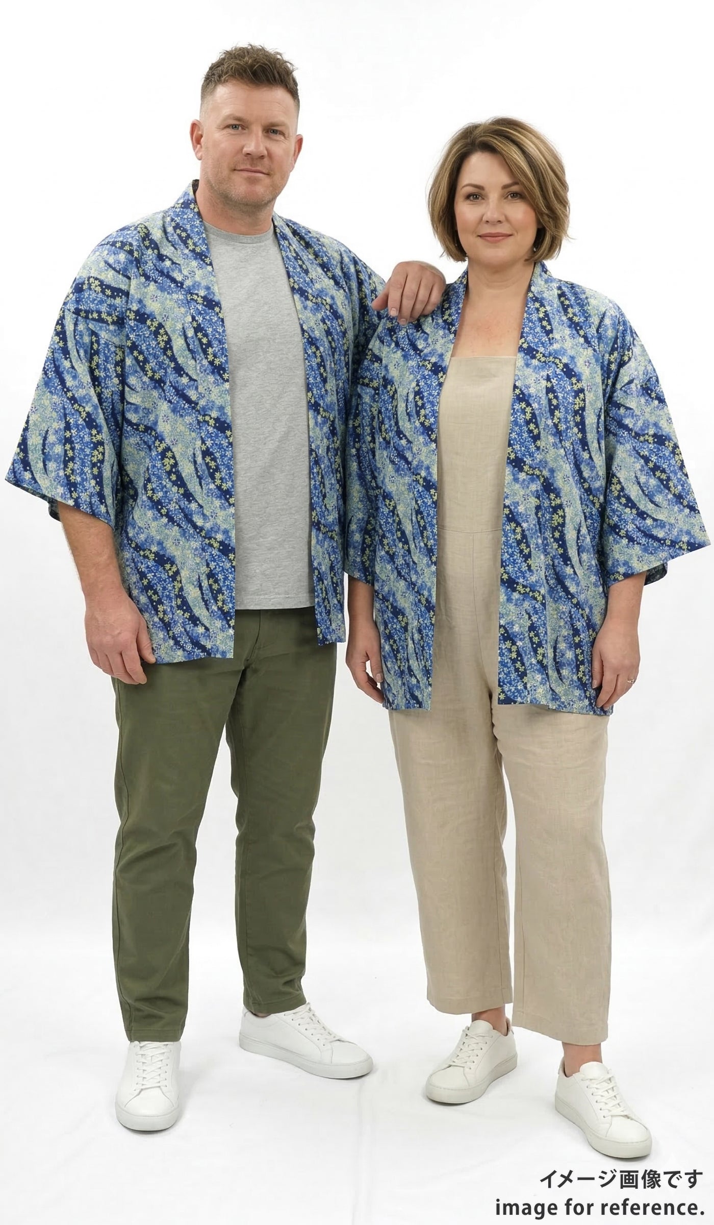 チリメン 法被 流水紺 ユニセックス – musubi-kyoto-｜Kimono&Yukata