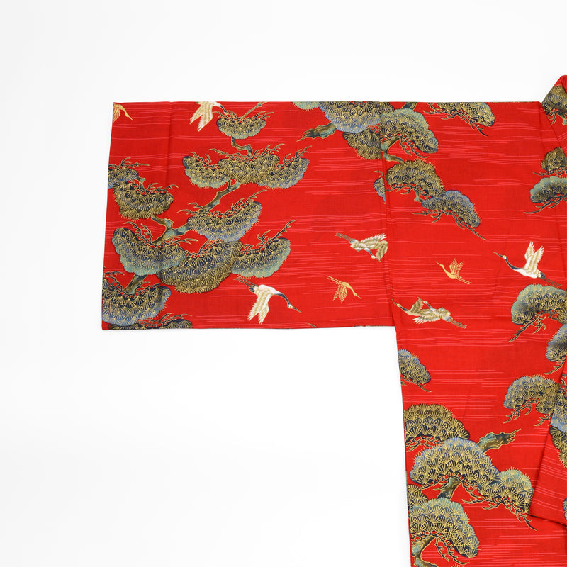 YUKATA Pine and Cranes