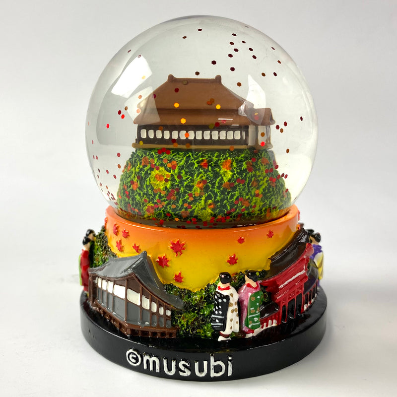 snow globe Kyoto Autumn