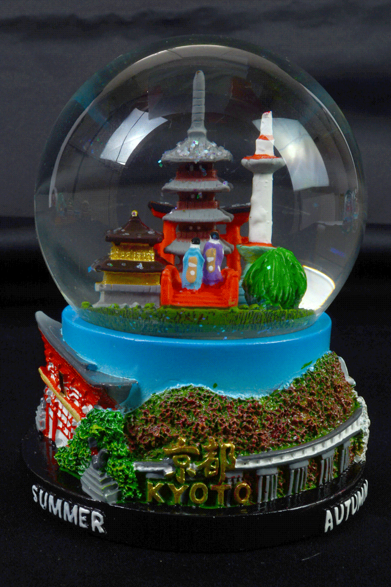 snow globe Kyoto Mix