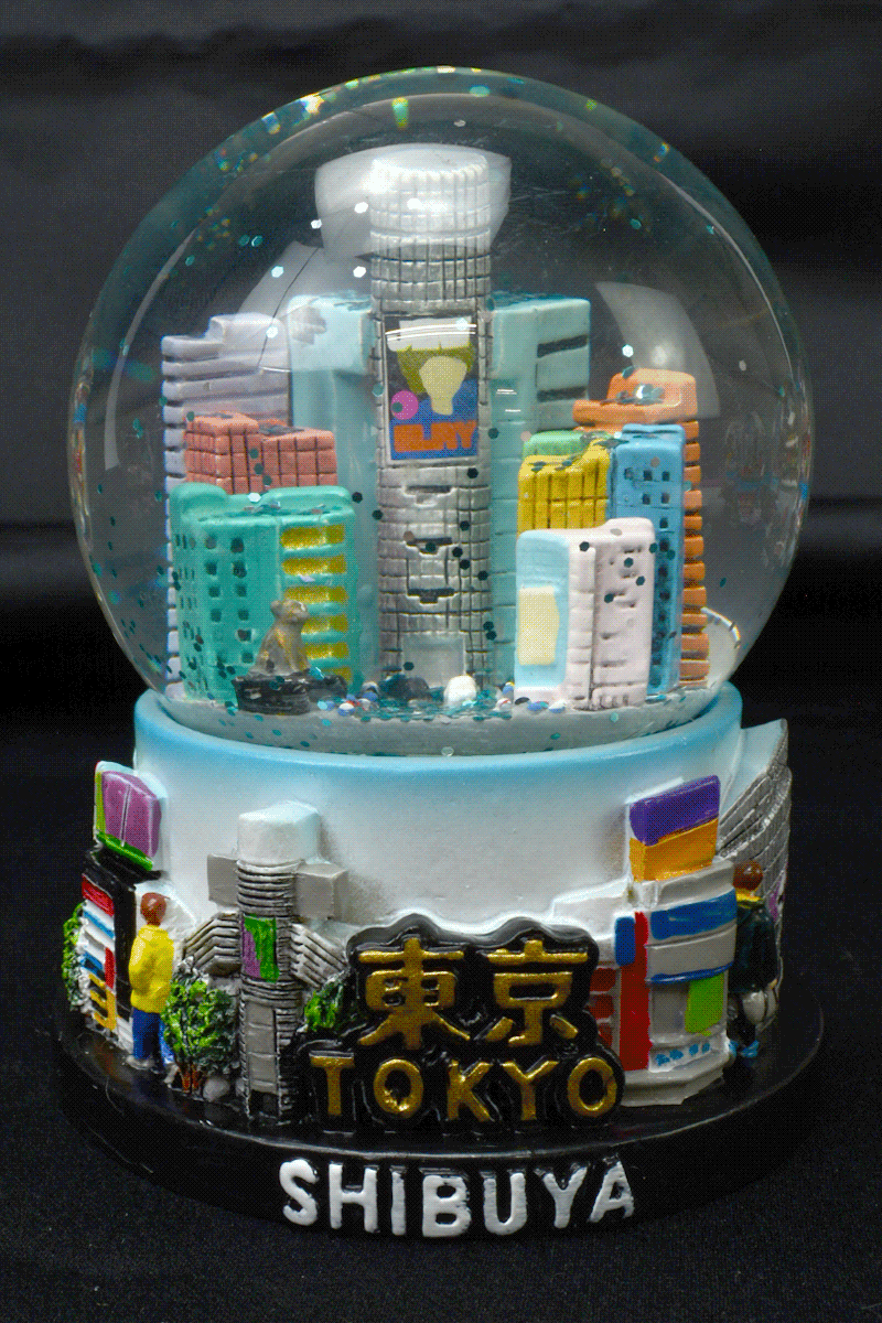 snow globe Tokyo Shibuya
