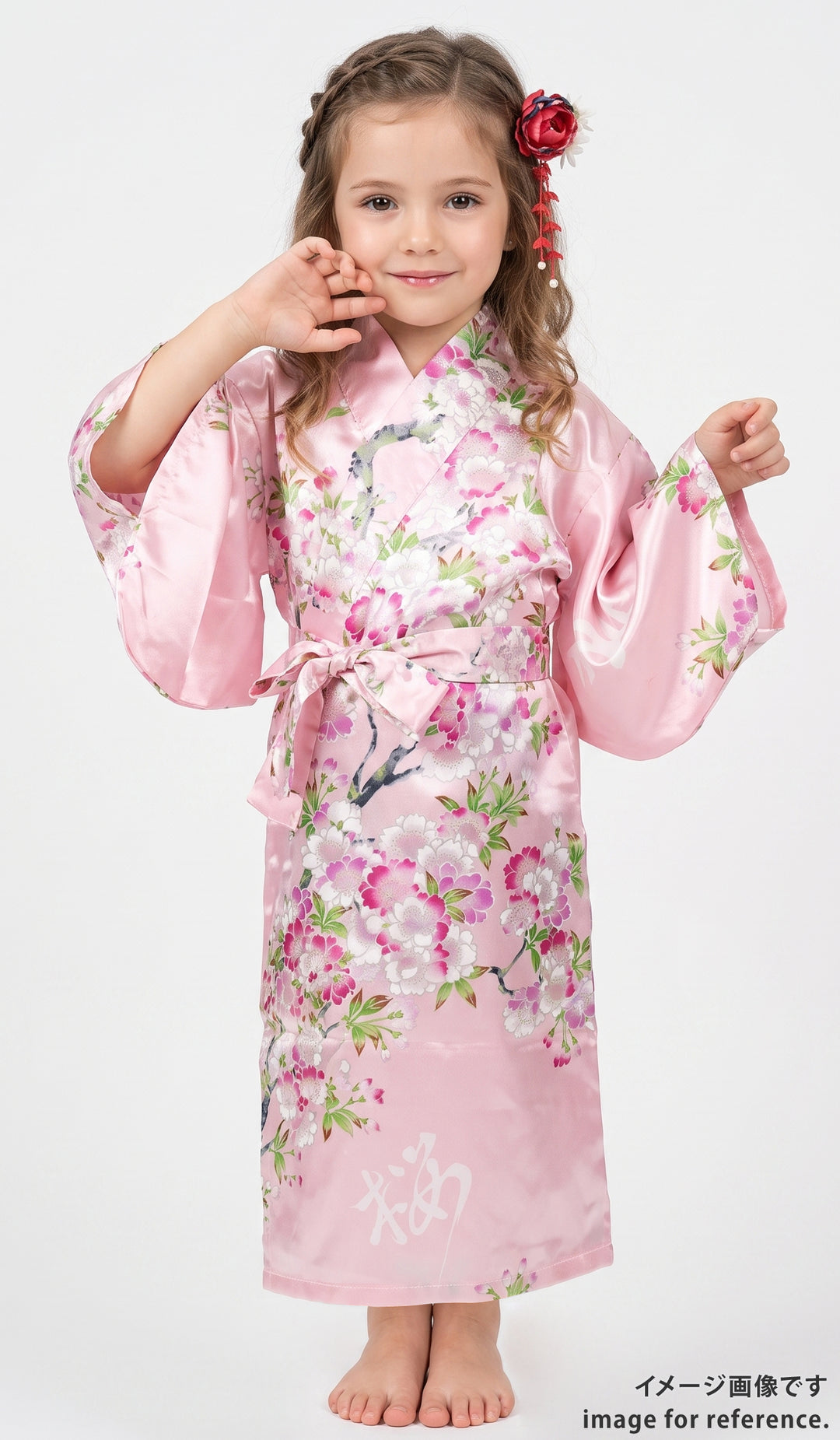 KIMONO 桜 ピンク｜子供用 着物 日本製 – musubi-kyoto-｜Kimono&Yukata