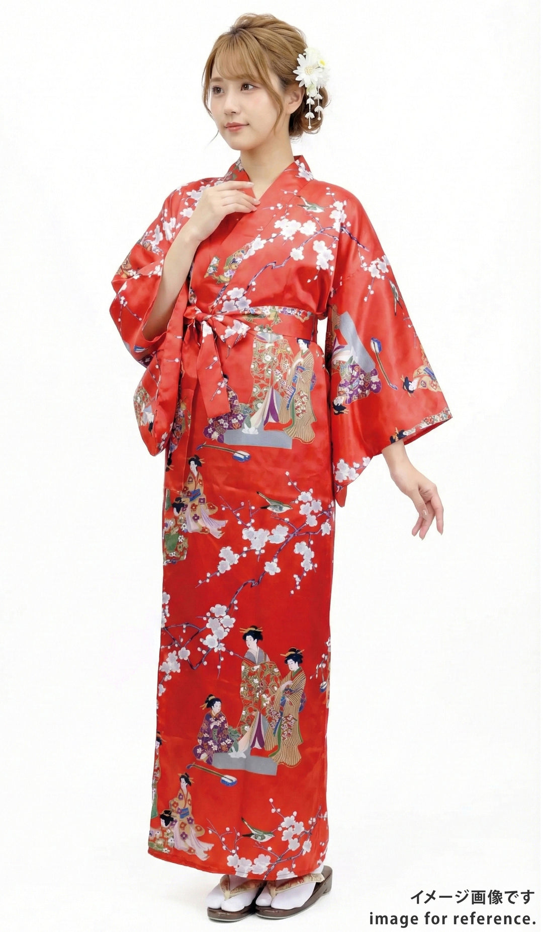 KIMONO Standing pose – musubi-kyoto-｜Kimono&Yukata