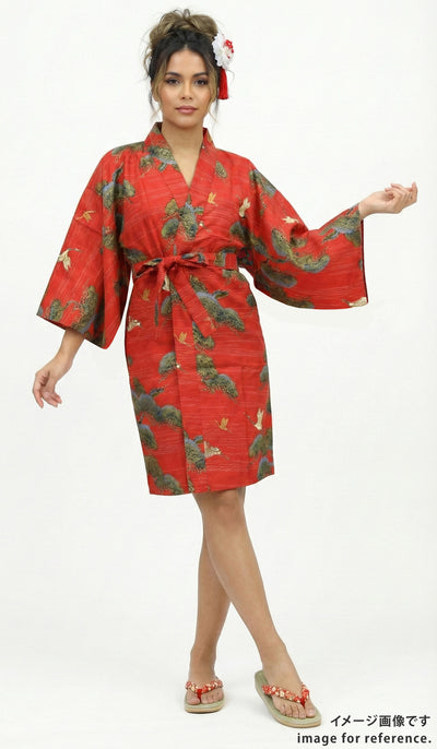 HAPPICOAT スラブ桜 レッド – musubi-kyoto-｜Kimono&Yukata