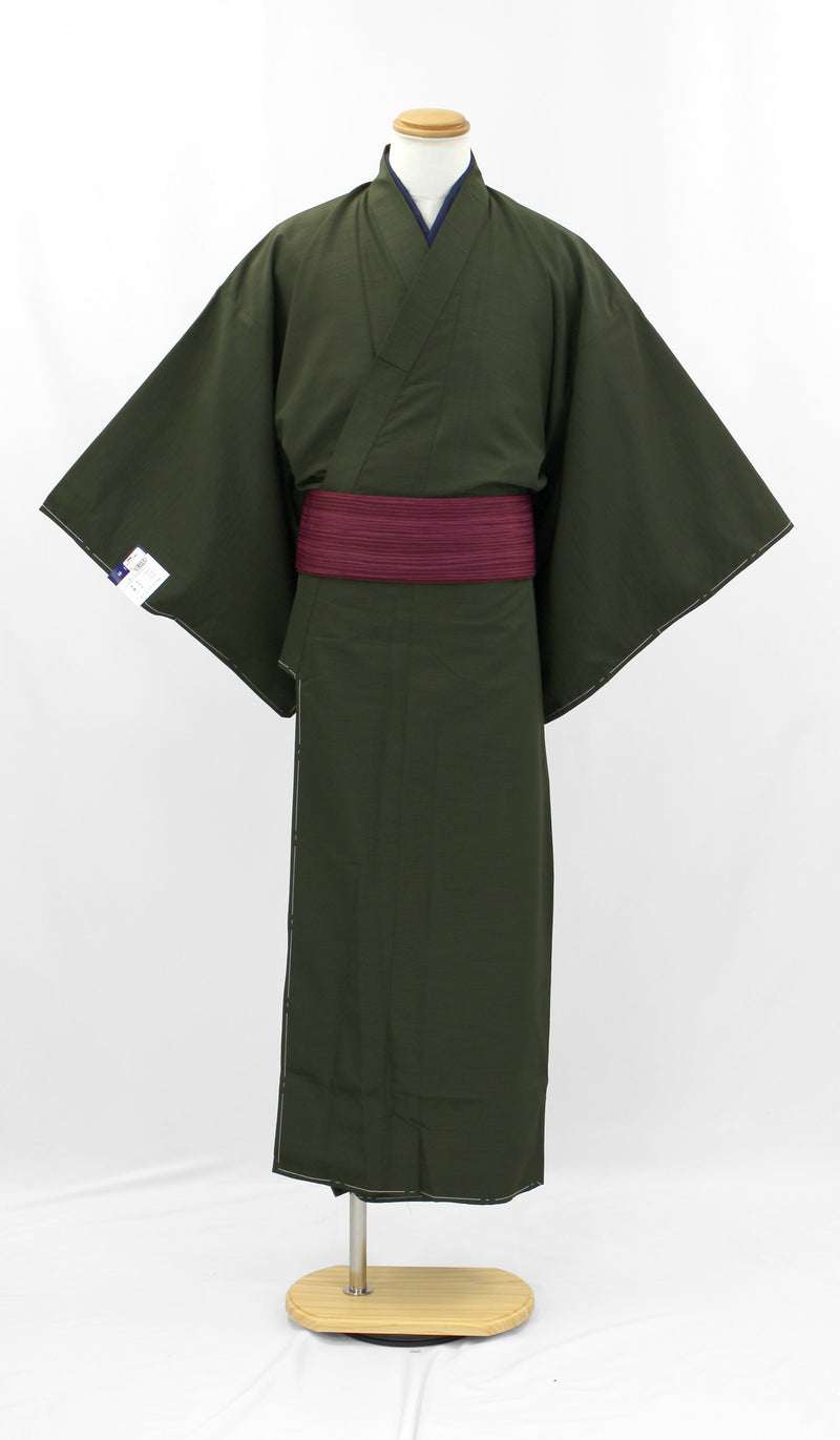 紳士用 着物 グリーン