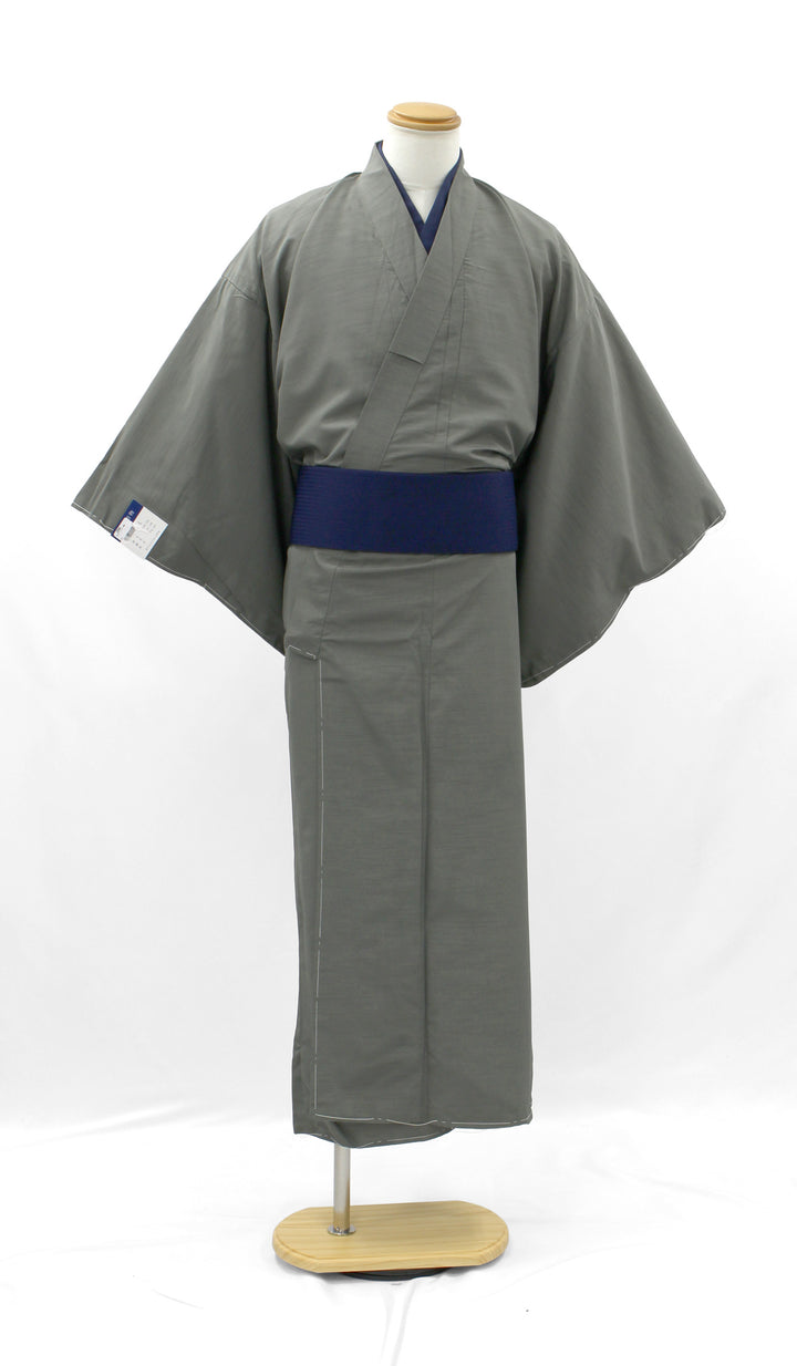 紳士用 着物 グレー – musubi-kyoto-｜Kimono&Yukata