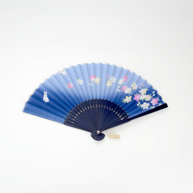 Folding fan, Sakura rabbit