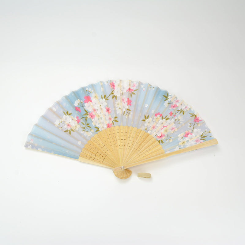 Folding fan, small cherry blossoms