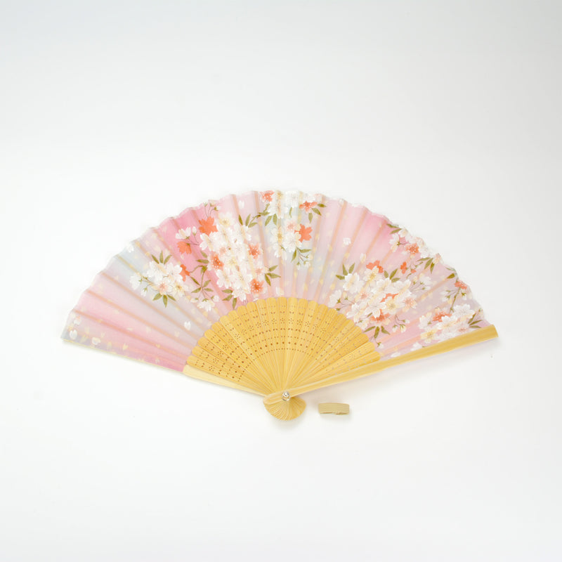 Folding fan, small cherry blossoms