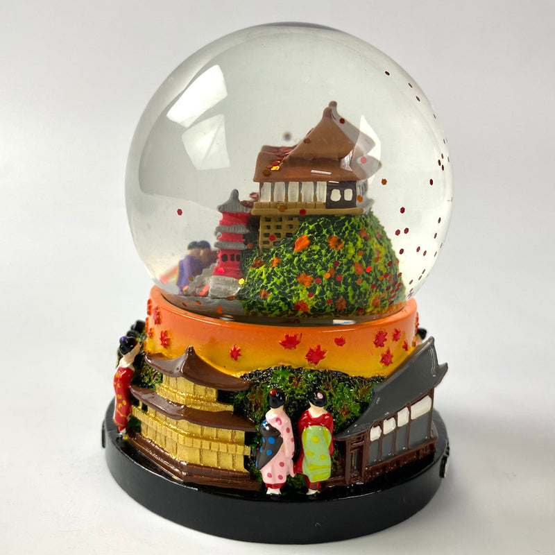 snow globe Kyoto Autumn