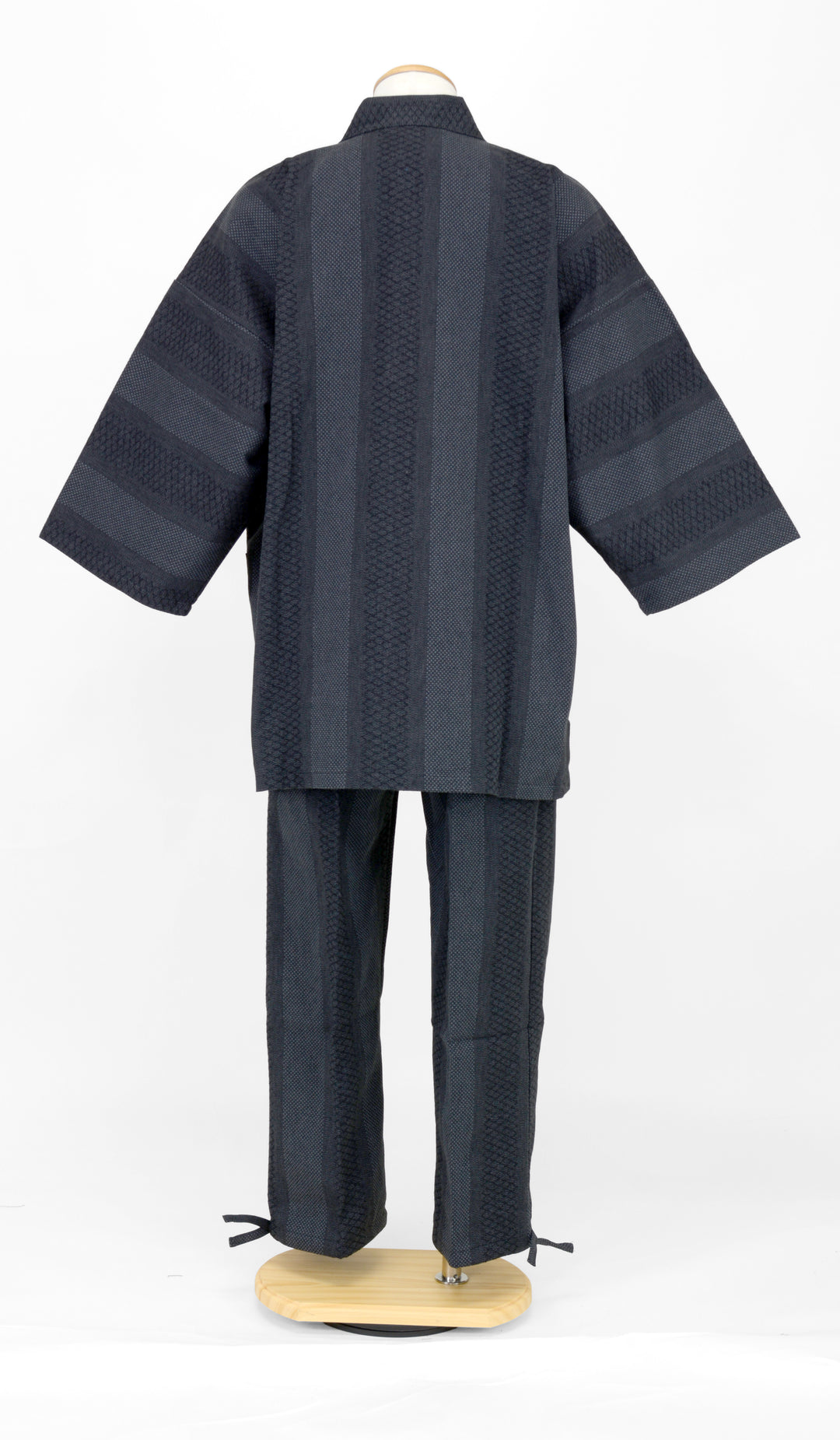 日本製 紳士チェック柄裏起毛作務衣 全2色 作務衣 裏起毛 作業服 部屋