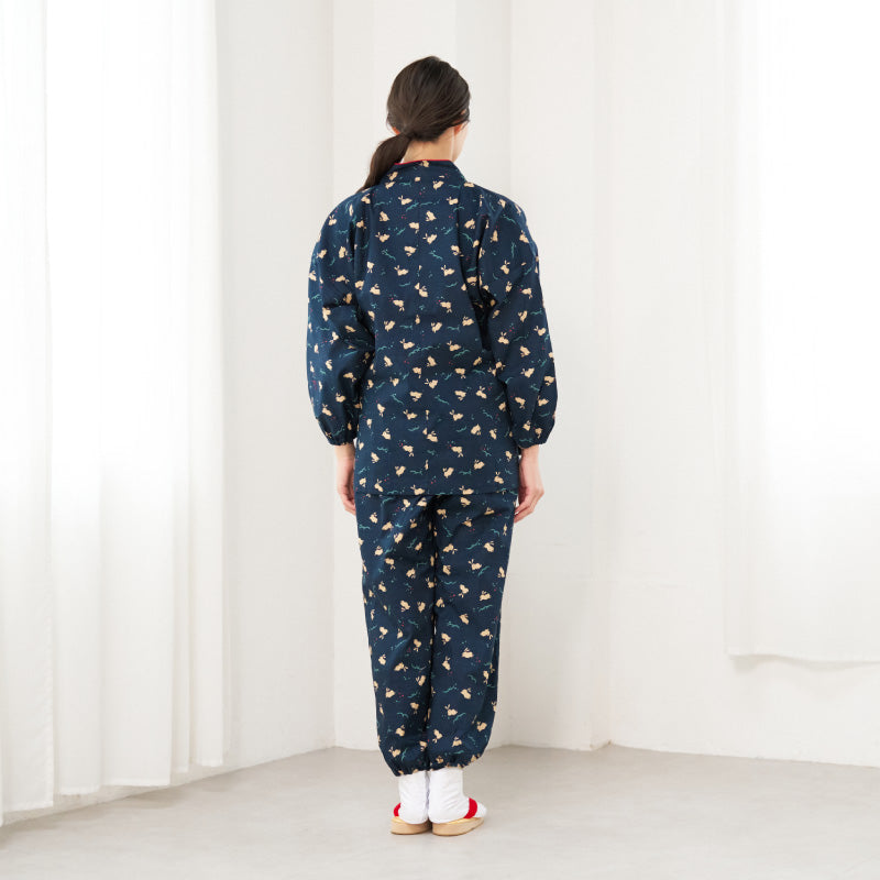 SAMUE for WOMEN (Casual Wear) – All-over Komon Pattern with Rabbits and Cherry Blossoms Ladies&