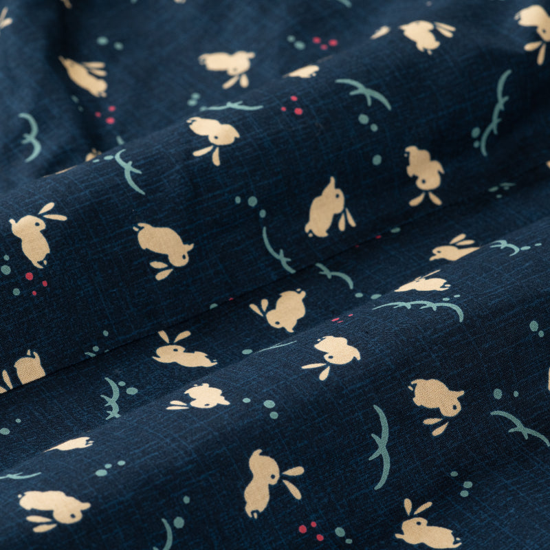 SAMUE for WOMEN (Casual Wear) – All-over Komon Pattern with Rabbits and Cherry Blossoms Ladies&