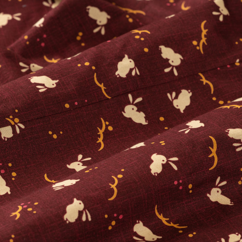 SAMUE for WOMEN (Casual Wear) – All-over Komon Pattern with Rabbits and Cherry Blossoms Ladies&