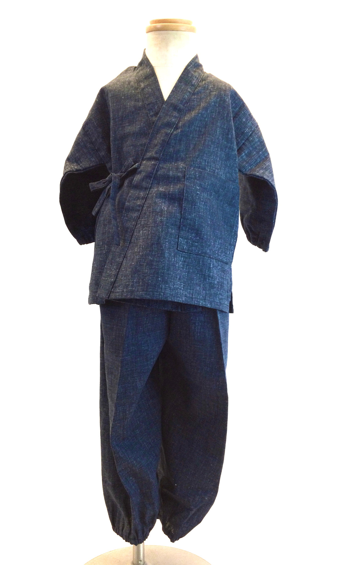 子供用 作務衣 日本製 さむえ 絣柄 男の子 女の子 キッズ – musubi 