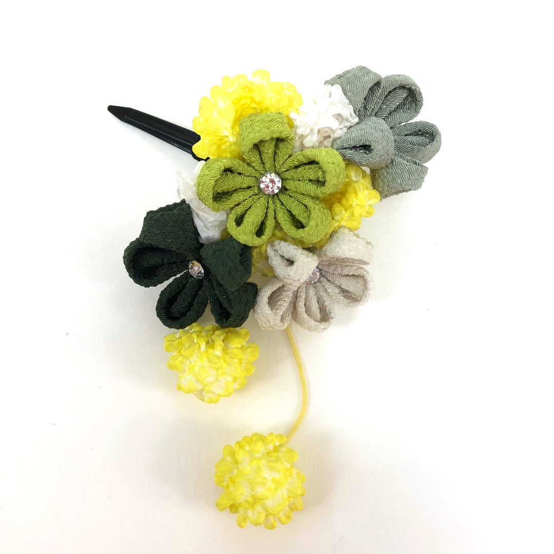 豪華高級　七五三小物セット　尾長取り付けセット　japanese hairpin Women's hair ornaments – musubi-kyoto-｜Kimono&Yukata
